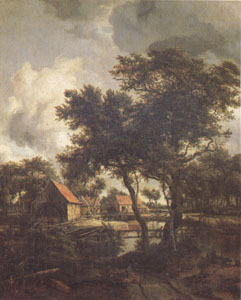 Meindert Hobbema The Water Mill (mk05)